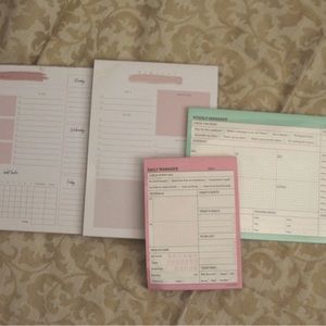 LOT: Paperian Daily + Weekly Undated Desk Planner